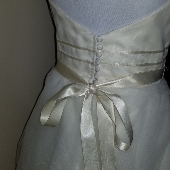 Lazaro Designer Bridal Gown Street Size 4-6 - Picture 4 of 8